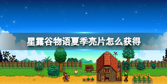 星露谷物语夏季亮片获得攻略