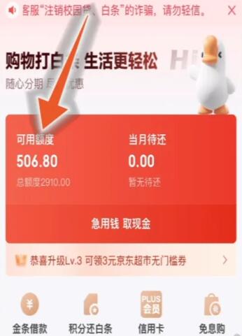 《京东》白条额度提升方法介绍